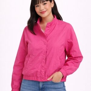 Vintage Westside Windbreaker Jacket Sz M Pink Retro 80s/90s